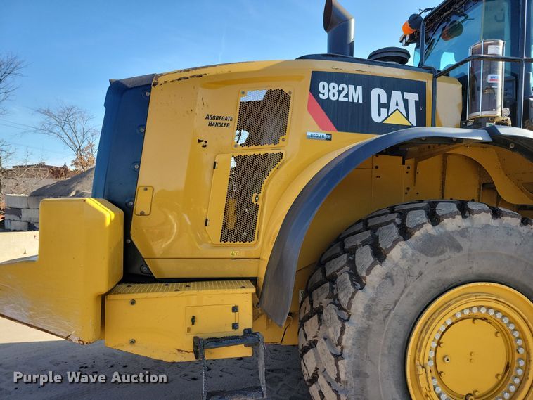 image for item DL7897 2018 Caterpillar 982M wheel loader