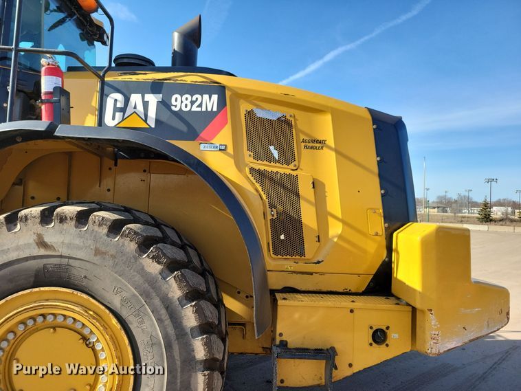 image for item DL7897 2018 Caterpillar 982M wheel loader