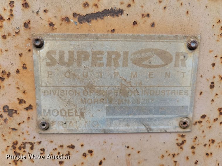 image for item DL7898 1996 Superior 30X60PPSC conveyor