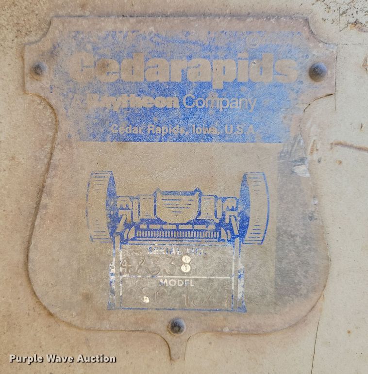 image for item DL7900 1998 Cedarapids CSC 1347 cone crushing plant