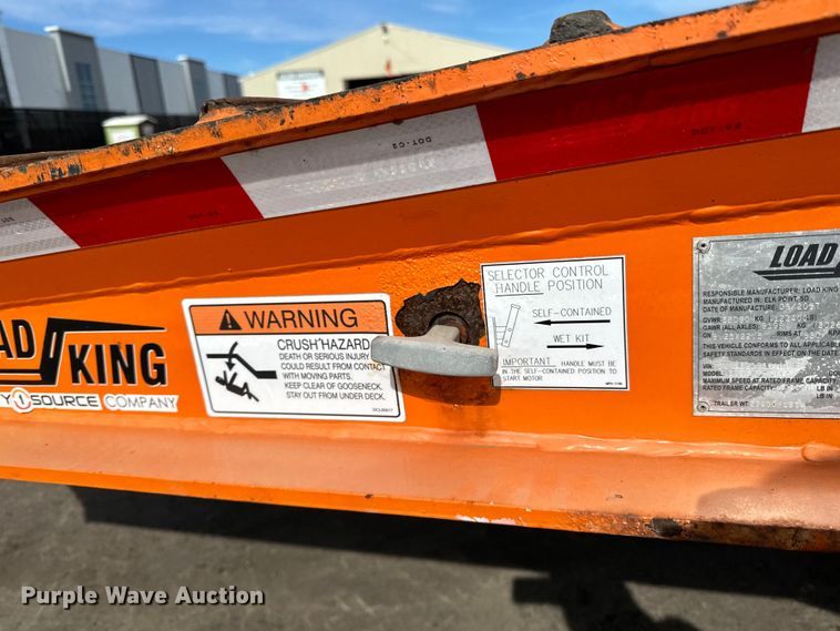 image for item DL7903 2017 Load King 503 DFP BT lowboy equipment trailer