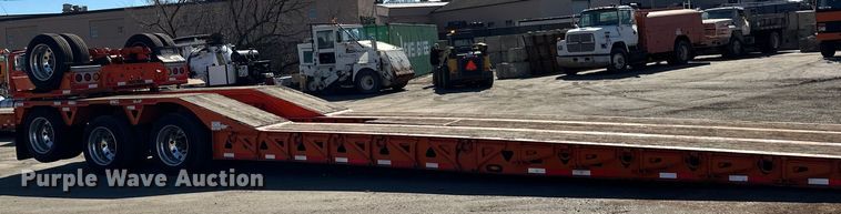 image for item DL7905 2021 Trail King TK110HDG lowboy equipment trailer