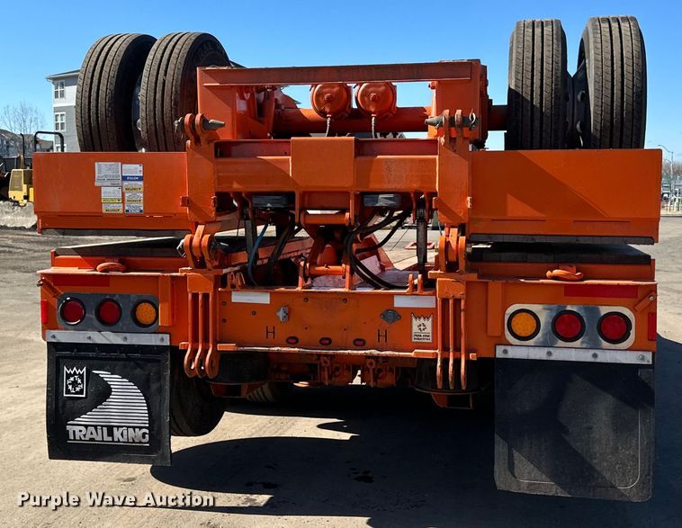 image for item DL7905 2021 Trail King TK110HDG lowboy equipment trailer