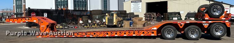 image for item DL7905 2021 Trail King TK110HDG lowboy equipment trailer