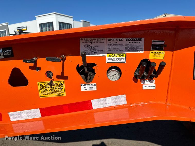 image for item DL7905 2021 Trail King TK110HDG lowboy equipment trailer