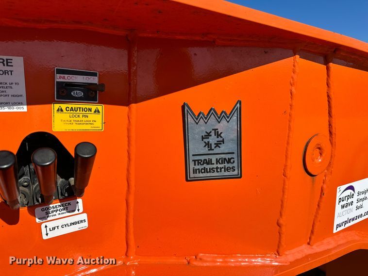 image for item DL7905 2021 Trail King TK110HDG lowboy equipment trailer