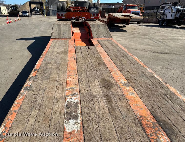 image for item DL7905 2021 Trail King TK110HDG lowboy equipment trailer