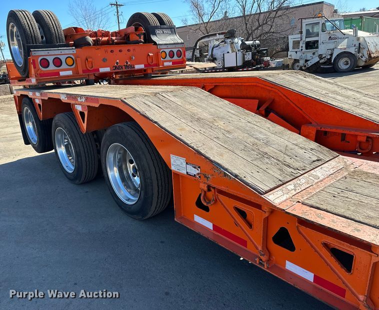 image for item DL7905 2021 Trail King TK110HDG lowboy equipment trailer