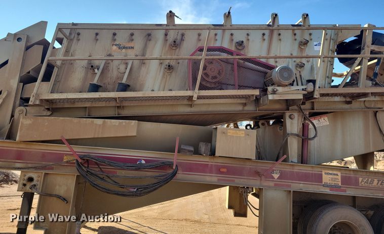 image for item DL7916 2015 Fab Tec Pro 5x16 wash plant