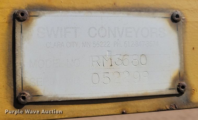 image for item DL7919 1998 Swift RM3680 conveyor