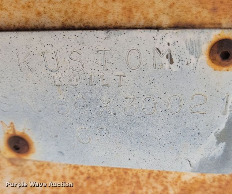 image for item DL7920 1968 Kustom Built 30x60 conveyor