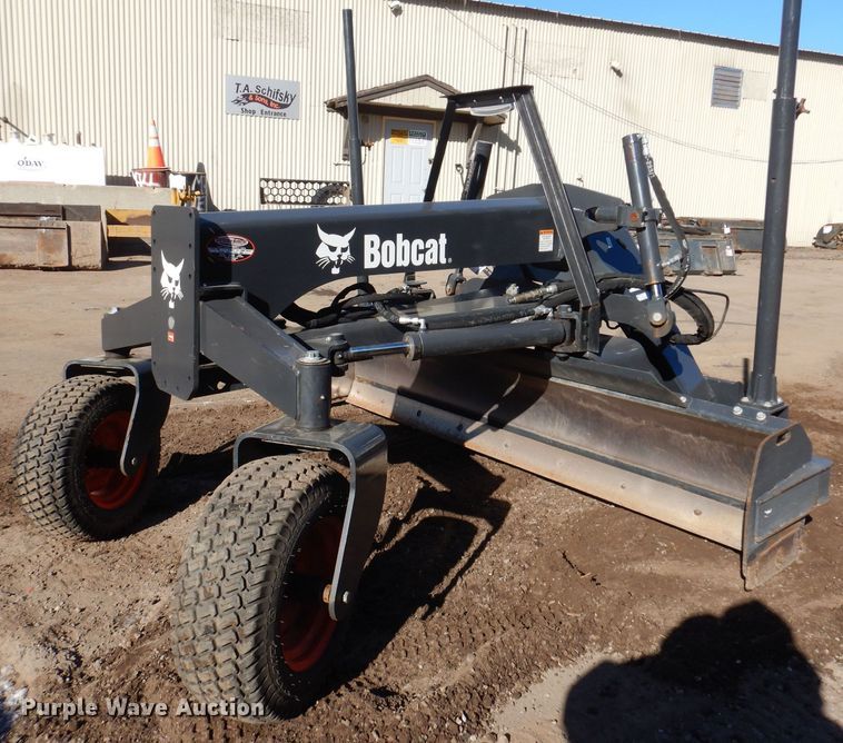 image for item DL7940 2020 Bobcat Grader 96 skid steer grader