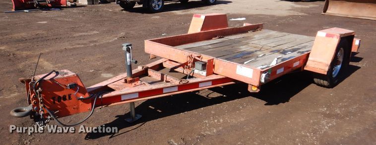 image for item DL7942 1998 Towmaster tilt deck utility trailer