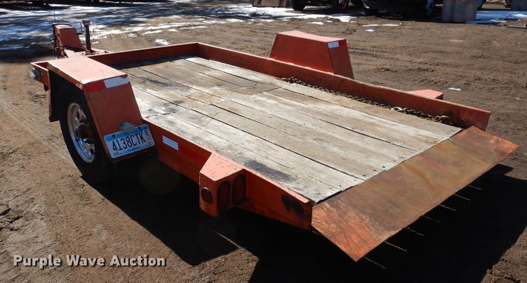 image for item DL7942 1998 Towmaster tilt deck utility trailer
