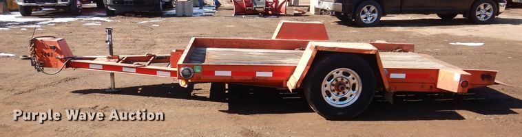 image for item DL7942 1998 Towmaster tilt deck utility trailer