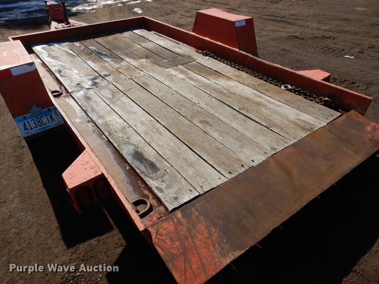 image for item DL7942 1998 Towmaster tilt deck utility trailer