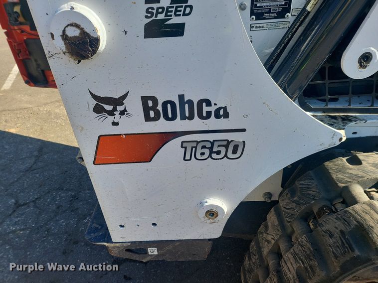 image for item DL7946 2020 Bobcat  T650 tracked skid steer loader