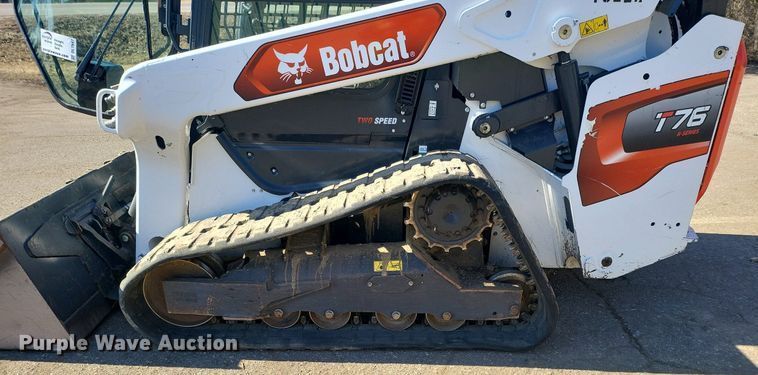 image for item DL7947 2022 Bobcat  T76 tracked skid steer loader
