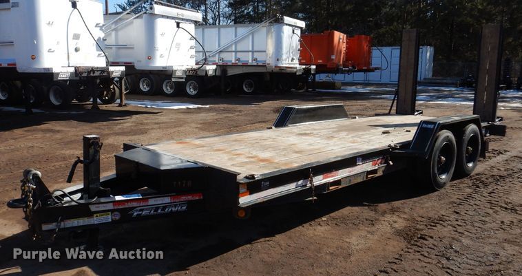 image for item DL7951 2017 Felling FT16-E equipment trailer
