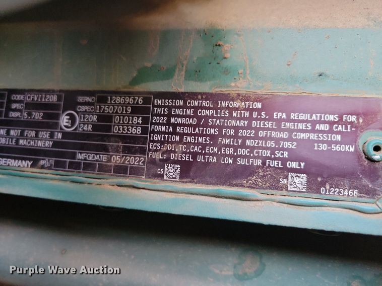 image for item DL7964 2022 Volvo L90H wheel loader