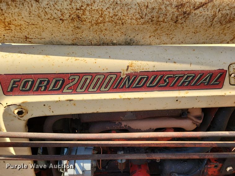 image for item DL7967 Ford 2000 Industrial landscape tractor