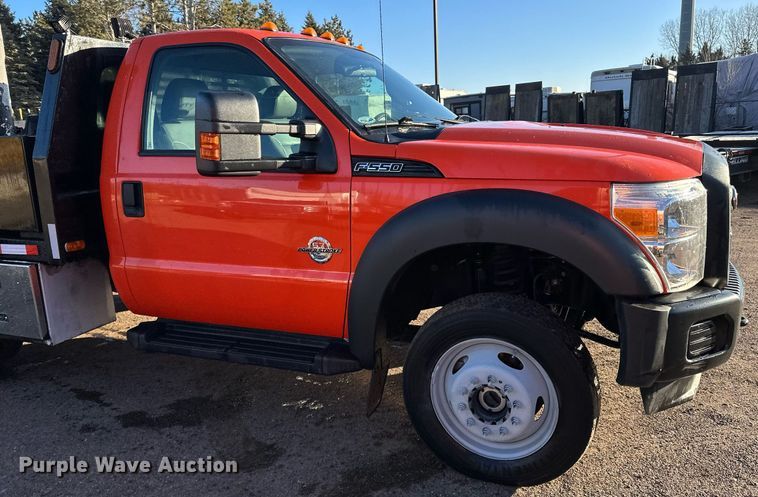 image for item DO3168 2012 Ford  F550 flatbed truck