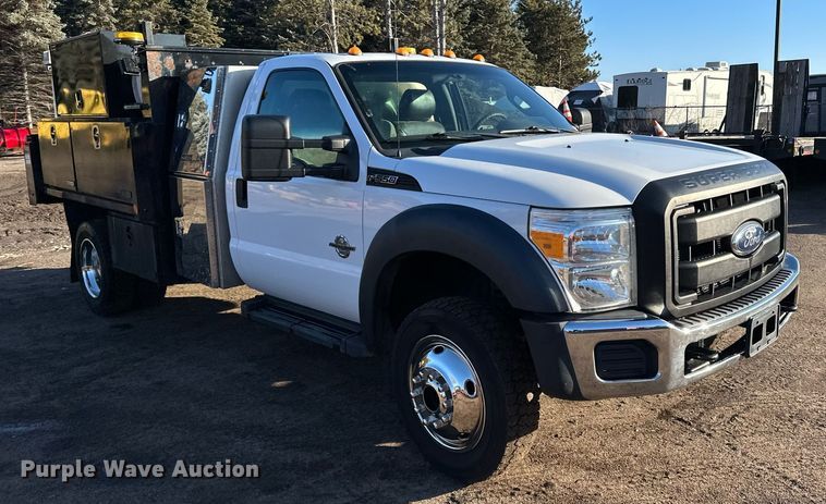 image for item DO3170 2011 Ford  F550 Super Duty XL flatbed truck