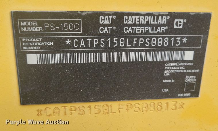 image for item DO3176 2008 Caterpillar PS150C pneumatic roller