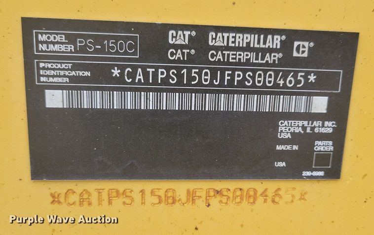 image for item DO3178 2006 Caterpillar PS150C pneumatic roller