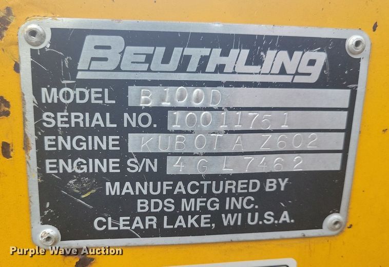 image for item DO3181 2017 Beuthling B100D double drum roller