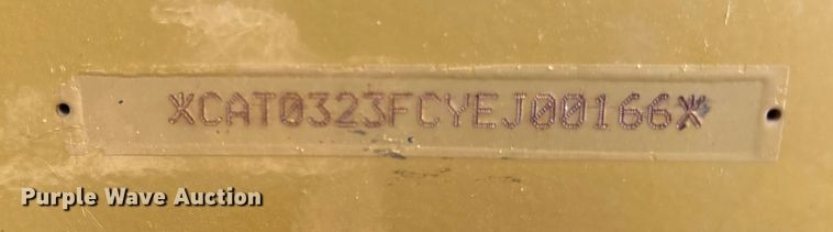 image for item DO3182 2015 Caterpillar 323FL excavator