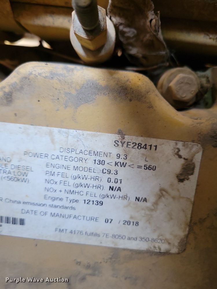 image for item DO3207 2018 Caterpillar  140M3 motor grader