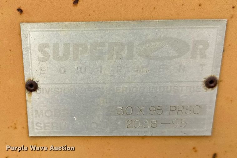 image for item DO3213 1996 Superior  30X95PRSC radial stacking conveyor