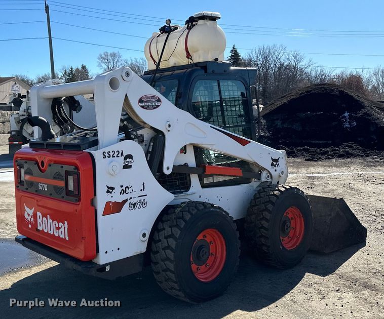 image for item DO3228 2022 Bobcat S770 skid steer loader