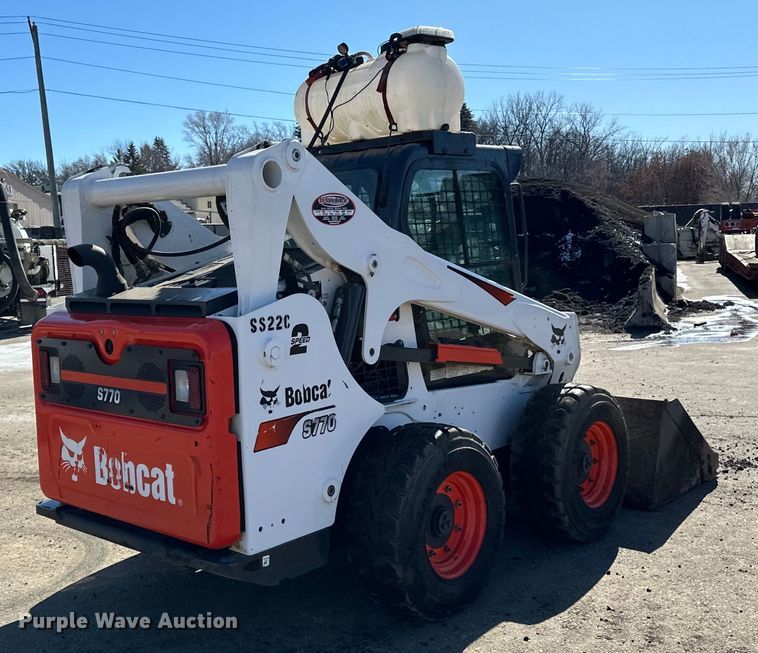 image for item DO3230 2022 Bobcat S770 skid steer loader