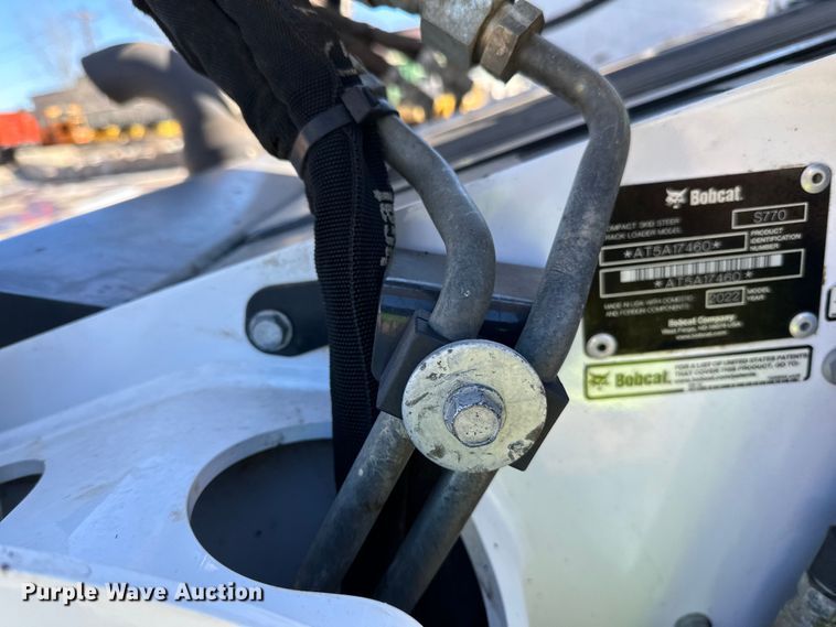 image for item DO3230 2022 Bobcat S770 skid steer loader