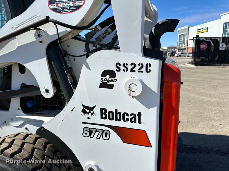image for item DO3230 2022 Bobcat S770 skid steer loader