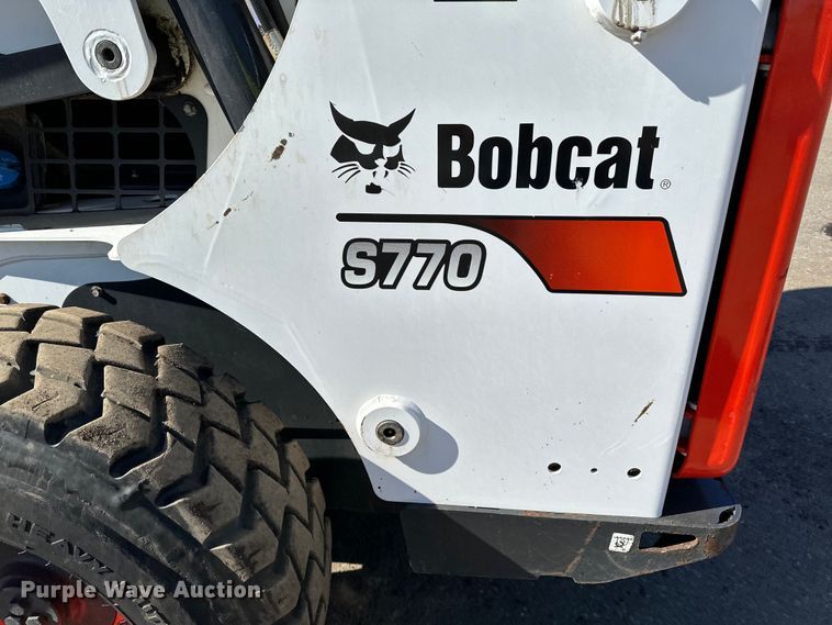 image for item DO3230 2022 Bobcat S770 skid steer loader