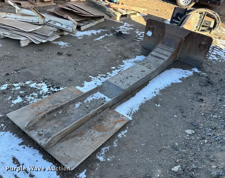 image for item DO3246 Shop built 10' L skid steer spoon scraper