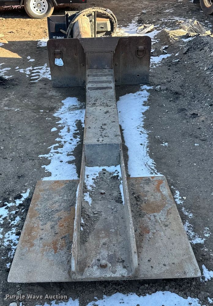 image for item DO3246 Shop built 10' L skid steer spoon scraper