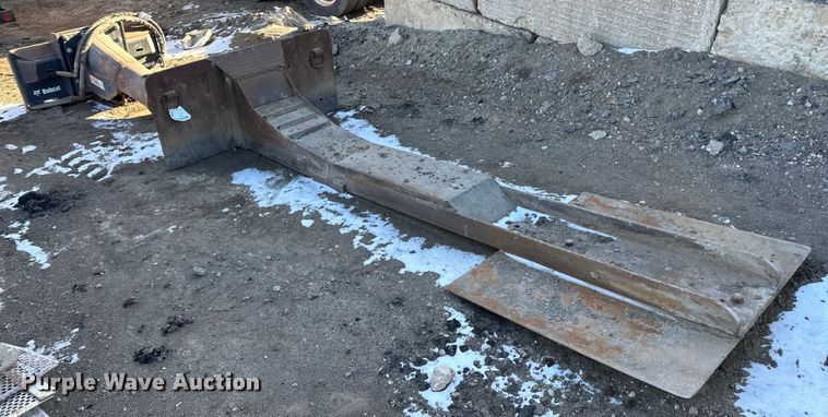 image for item DO3246 Shop built 10' L skid steer spoon scraper