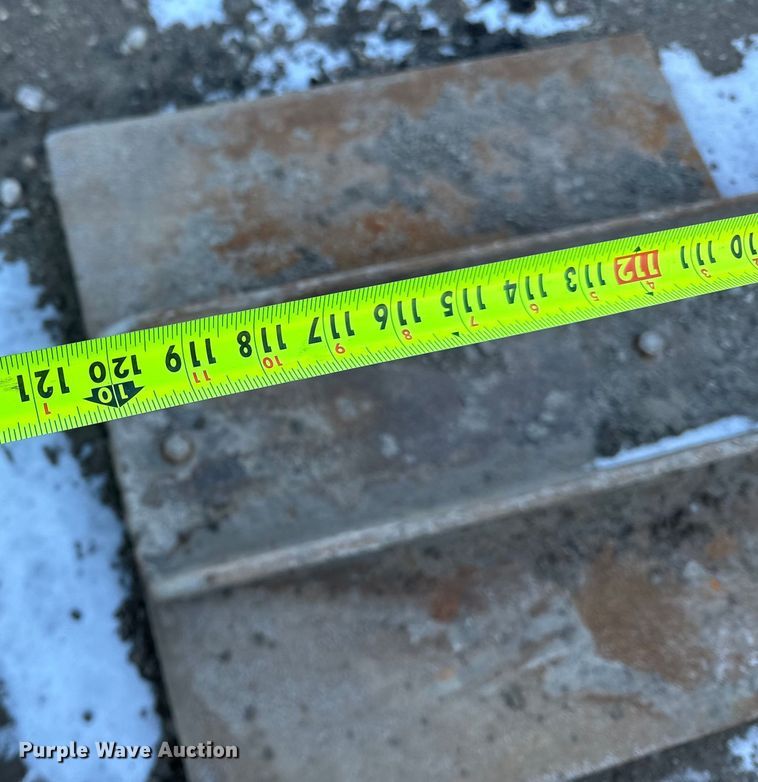 image for item DO3246 Shop built 10' L skid steer spoon scraper