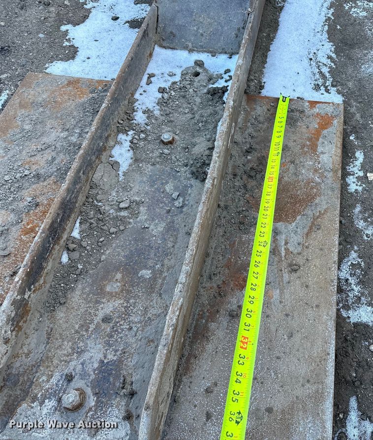 image for item DO3246 Shop built 10' L skid steer spoon scraper