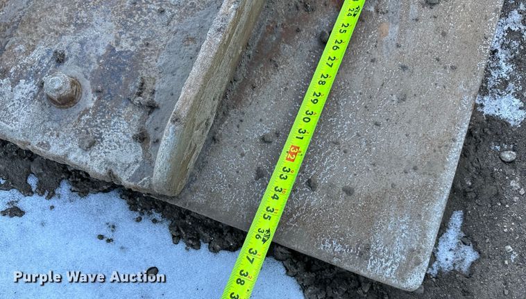 image for item DO3246 Shop built 10' L skid steer spoon scraper