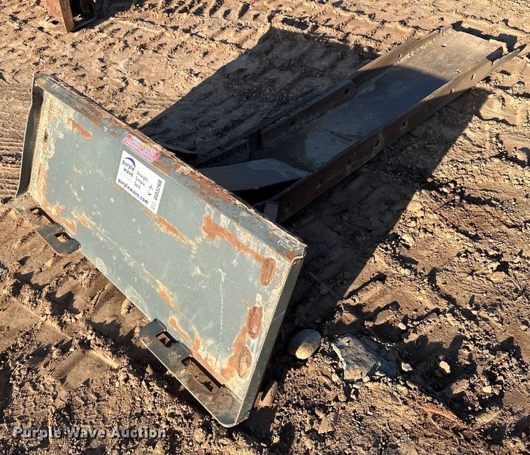 image for item DO3268 Shop built skid steer spoon scraper