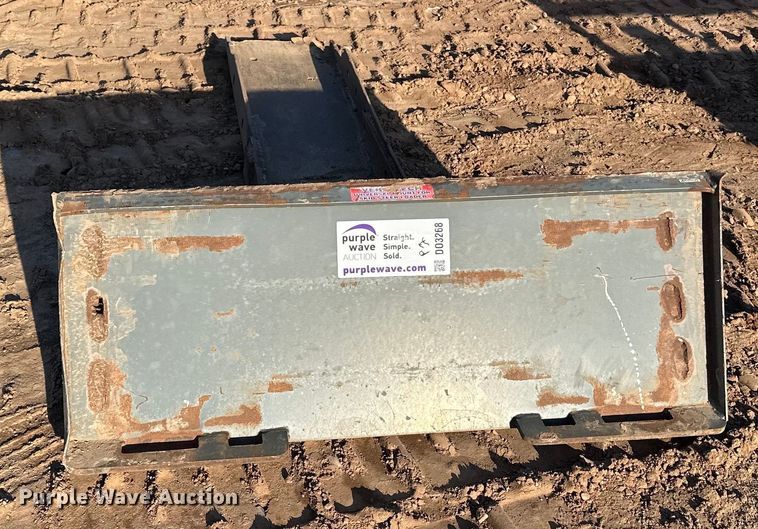 image for item DO3268 Shop built skid steer spoon scraper