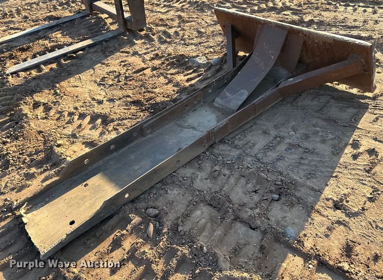 image for item DO3268 Shop built skid steer spoon scraper