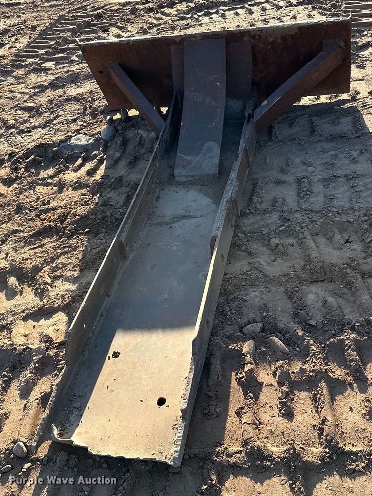 image for item DO3268 Shop built skid steer spoon scraper