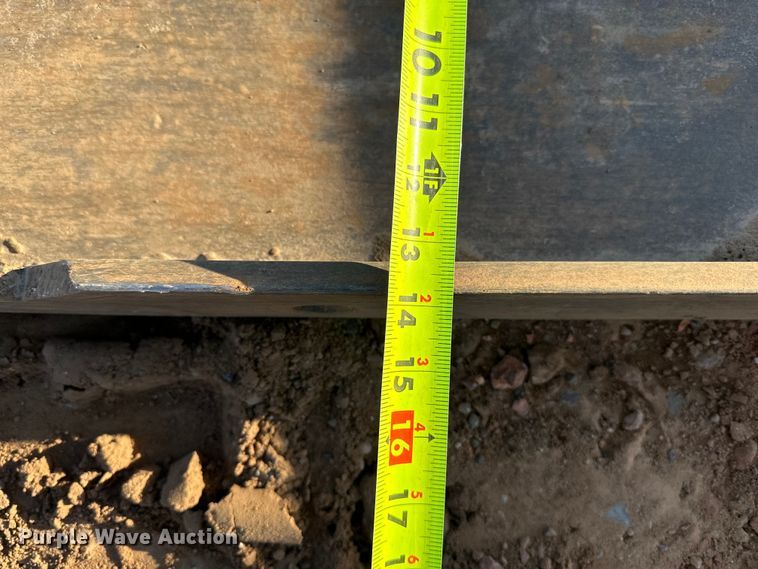 image for item DO3268 Shop built skid steer spoon scraper