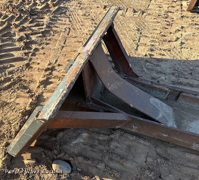 image for item DO3268 Shop built skid steer spoon scraper